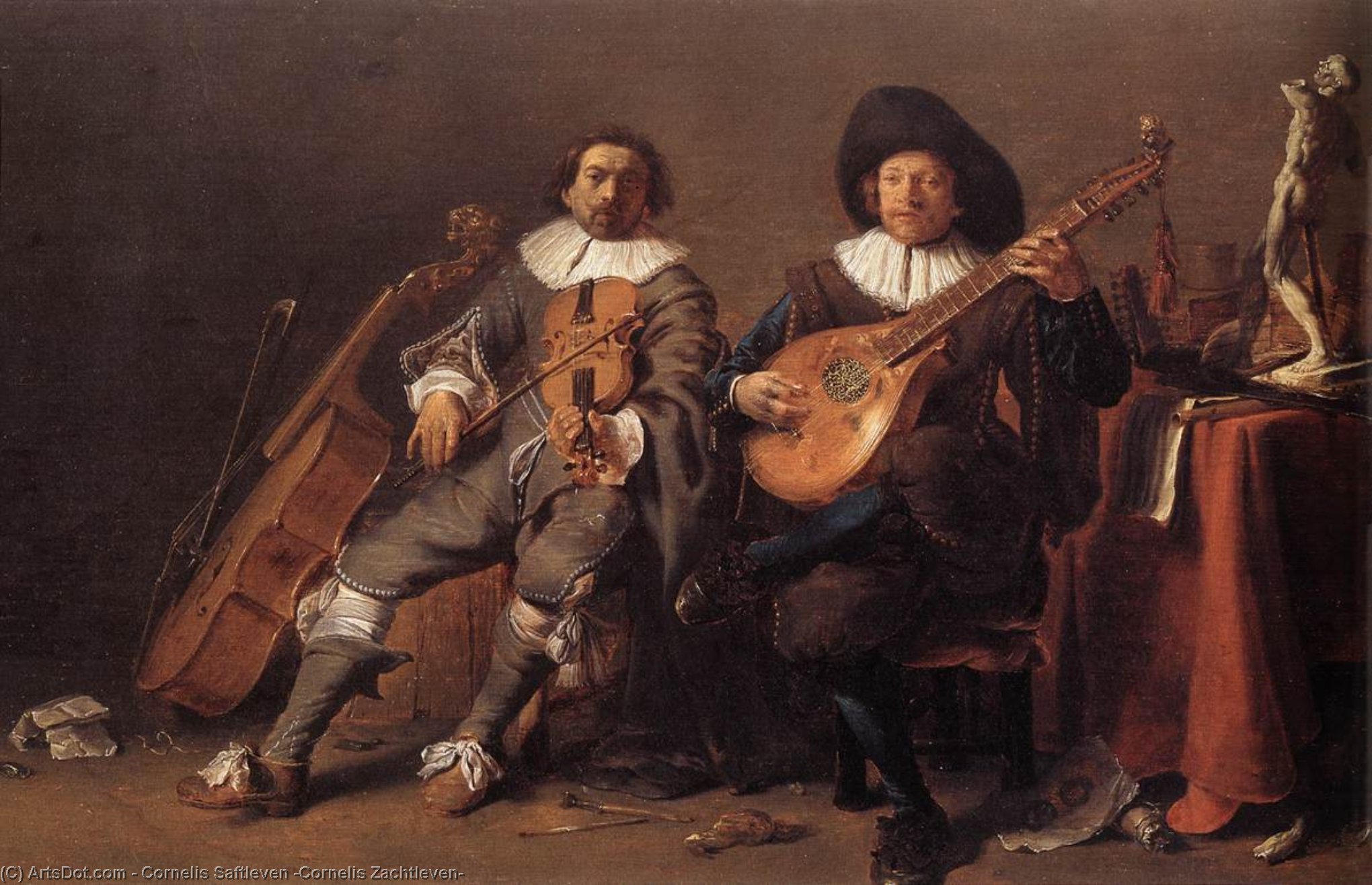 The Duet — Cornelis Saftleven (cornelis Zachtleven)