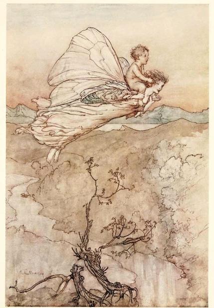 ...her Fairy Sent To Bear Him To My Bower In Fairy Land (also Known As Her Fairy Sent) — Arthur Rackham