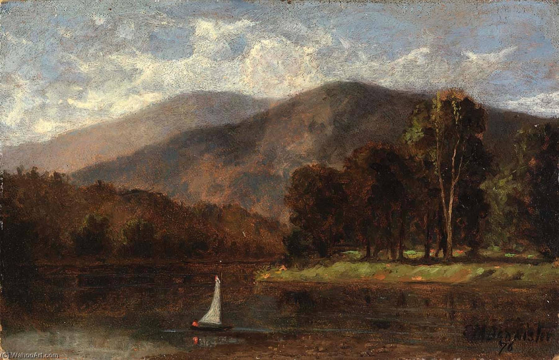 Untitled (sailboat In River) — Edward Mitchell Bannister