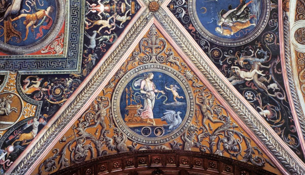 Ceiling Decoration (detail) (8) — Vannucci Pietro (le Perugin)