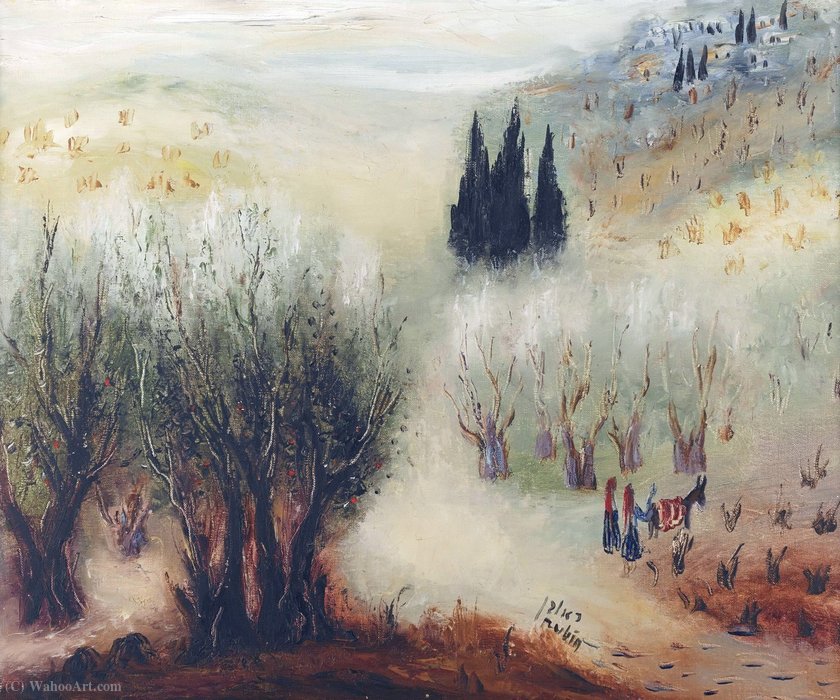 Landscape In Galilee, (1962) — Reuven Rubin
