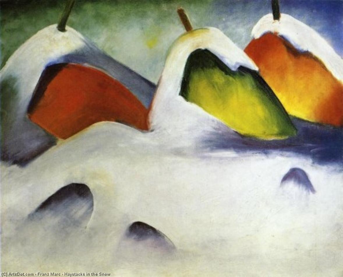 Pajares En La Nieve — Franz Marc