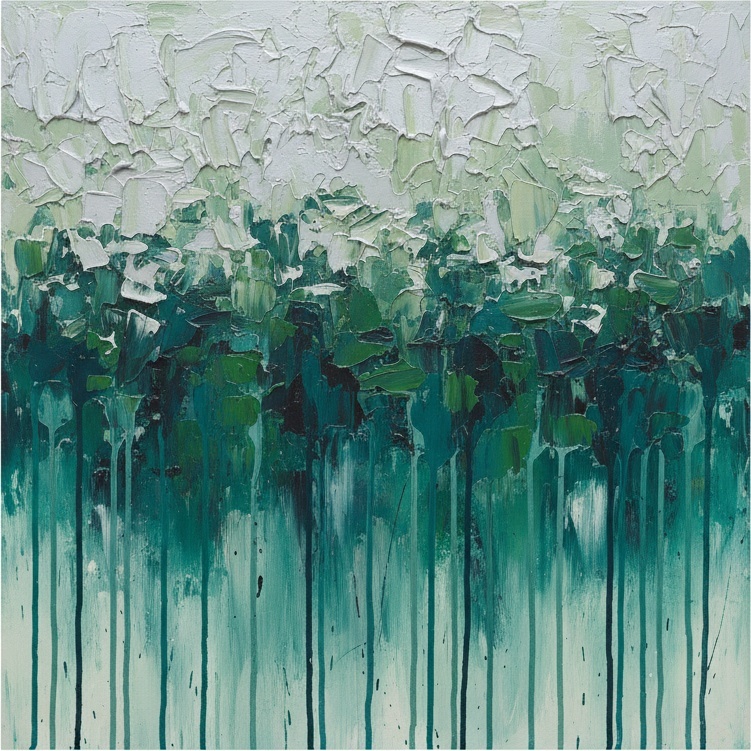 Monolithic Descent In Verdant Shadows: A Singular Study Of Texture And Gravity — Christian Noiret