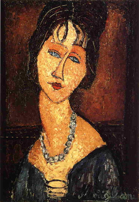 Jeanne Hebuterne With Necklace — モディリアーニ