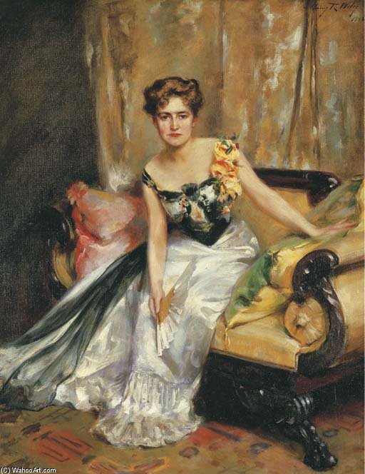 Portrait Of Mrs — Irving Ramsey Wiles