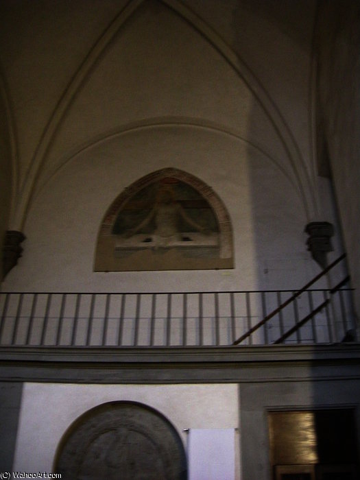 Sagrestia Di Santa Trinita, Zona Lavabo 02, Cristo In Pietà Di Niccolò Di Tommaso — Niccolò Di Tommaso