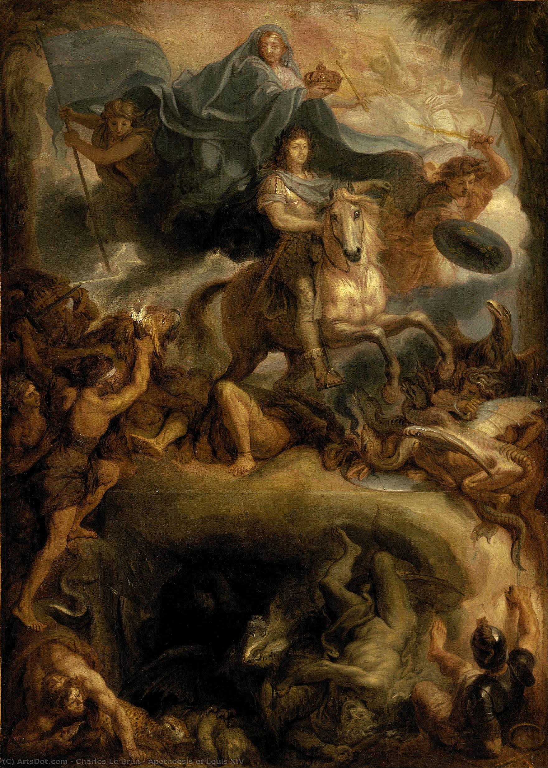 Apotheosis Of Louis Xiv — Charles Le Brun