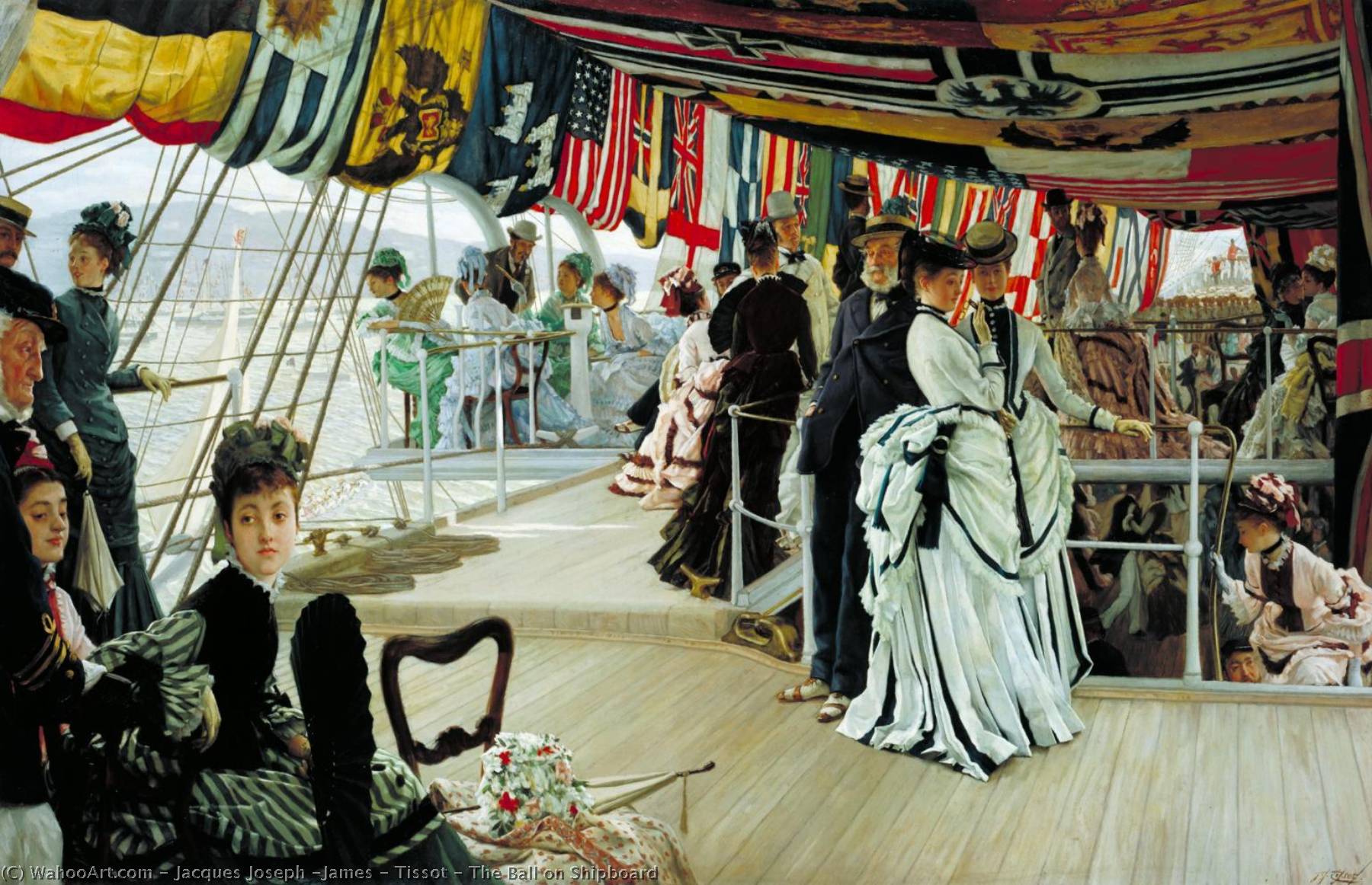 The Ball On Shipboard — Jacques Joseph Tissot
