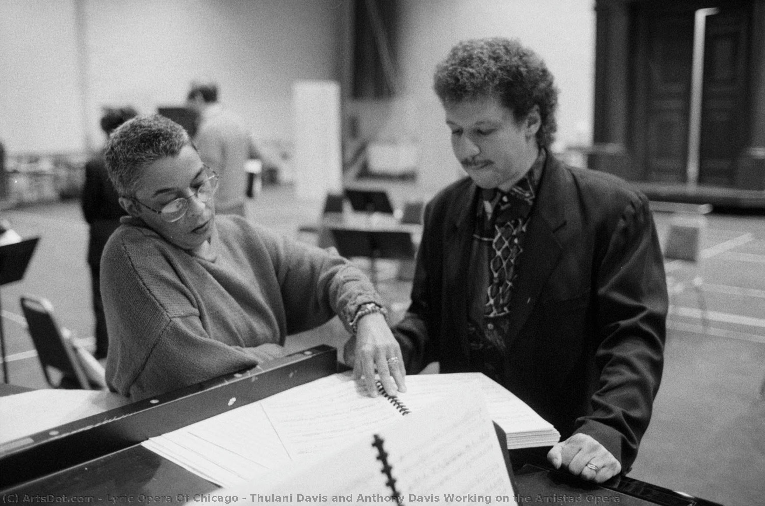 Thulani Davis And Anthony Davis Working On The Amistad Opera — Lyric Opera Of Chicago