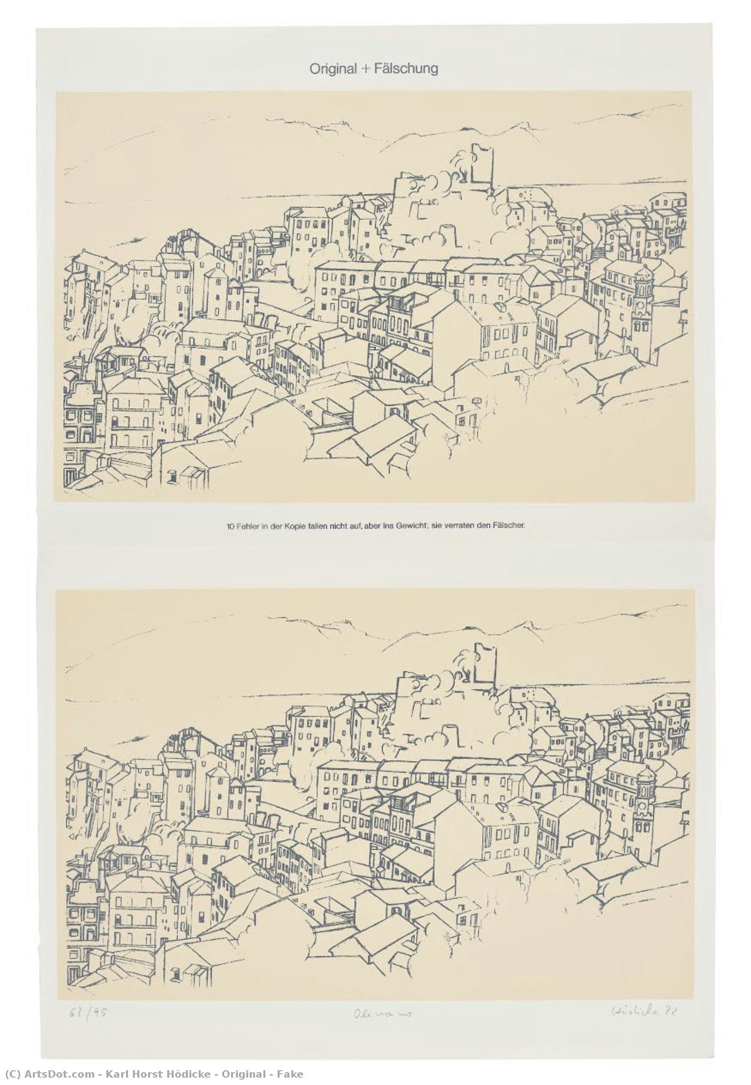 Original + Fake — Karl Horst Hödicke