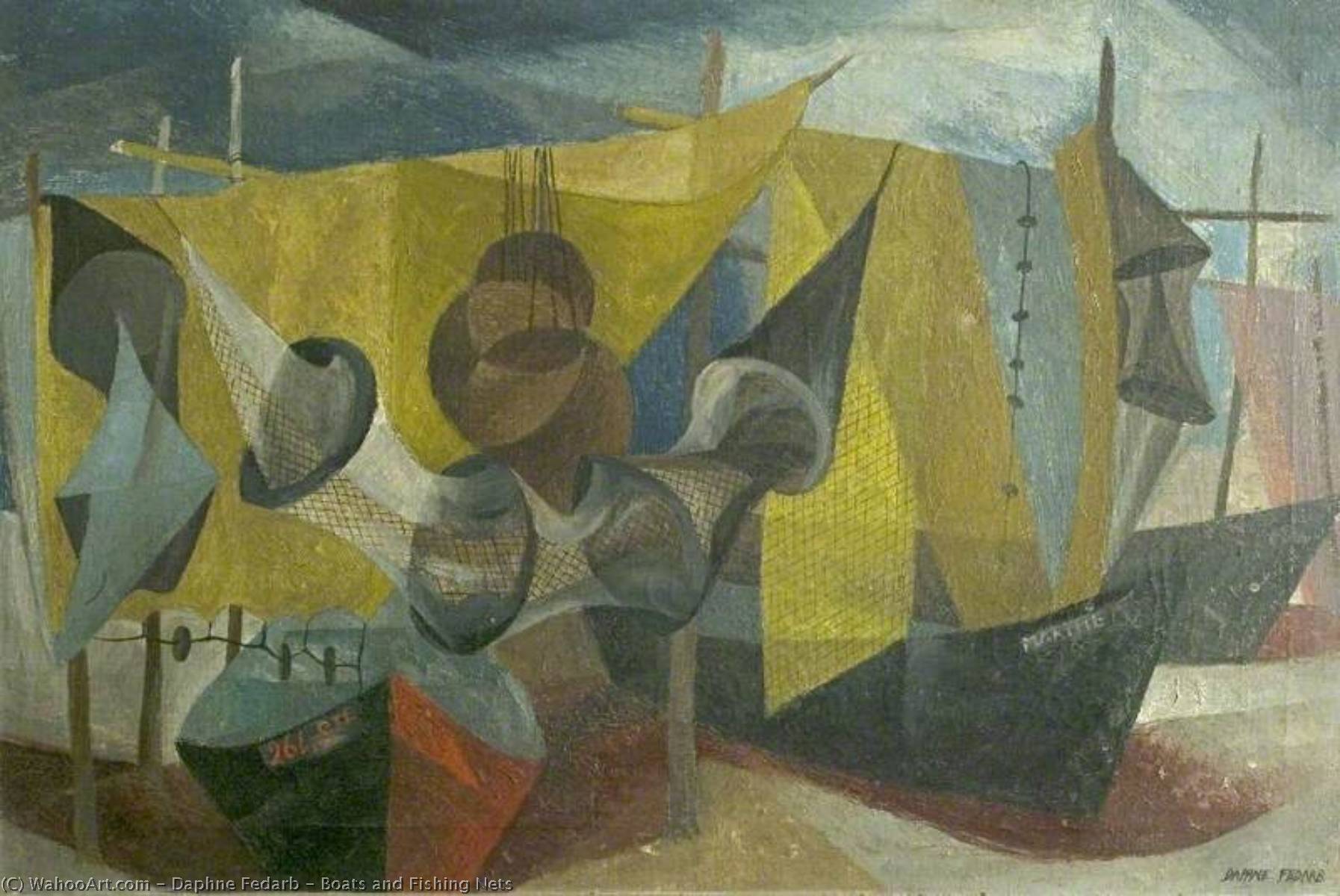 Boats And Fishing Nets — Daphne Fedarb