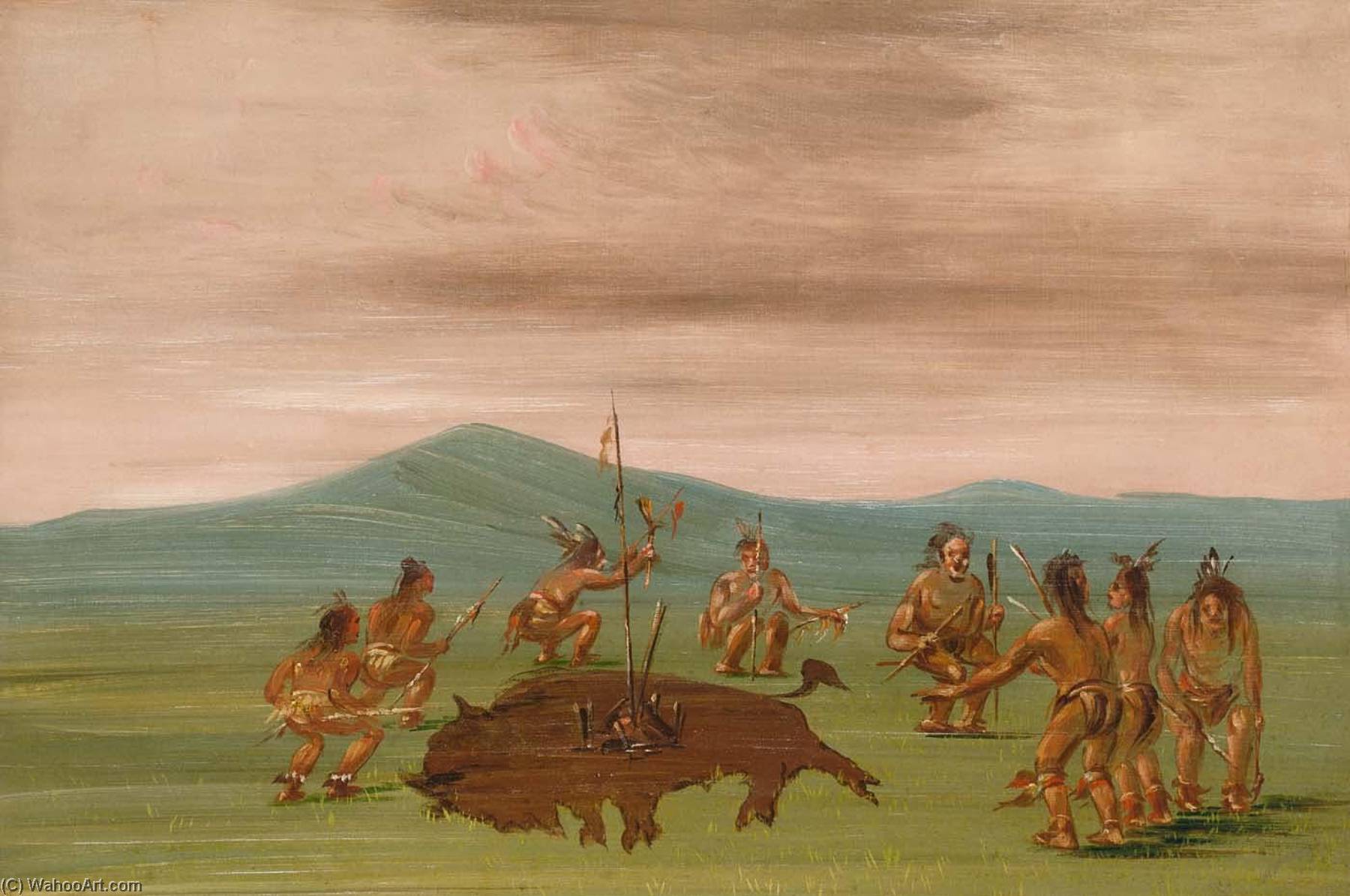 Medicine Buffalo Of The Sioux — Džordž Katlin