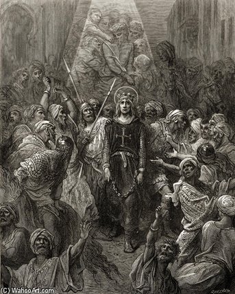 König Ludwig Ix Im Gefängnis Ägyptens — Paul Gustave Doré