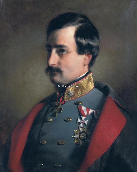 Portrait Of Count Alexander Von Mensdorff-pouilly, Prince Von Dietrichstein Zu Nicolsburg — Friedrich Ritter Von Amerling