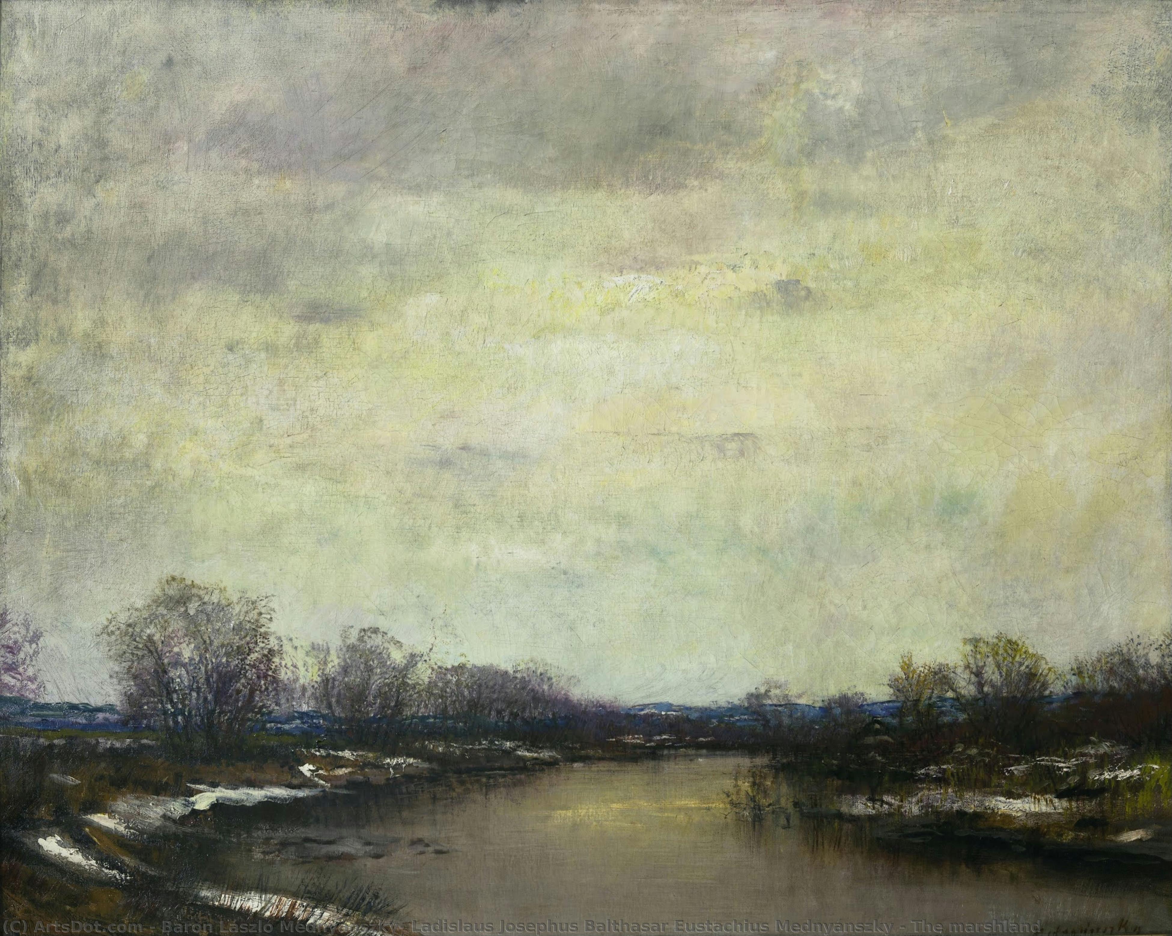 The Marshland — Baron László Mednyánszky, Ladislaus Josephus Balthasar Eustachius Mednyánszky