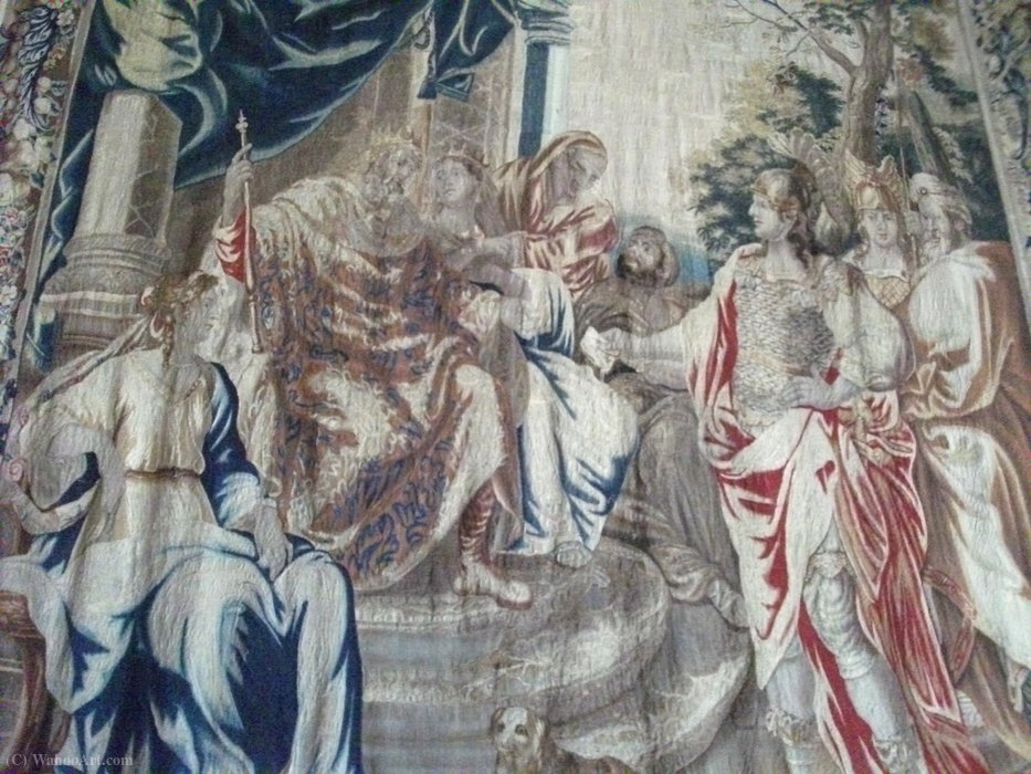 Brussels Tapestry In Wool And Silk — Jean Leclerc
