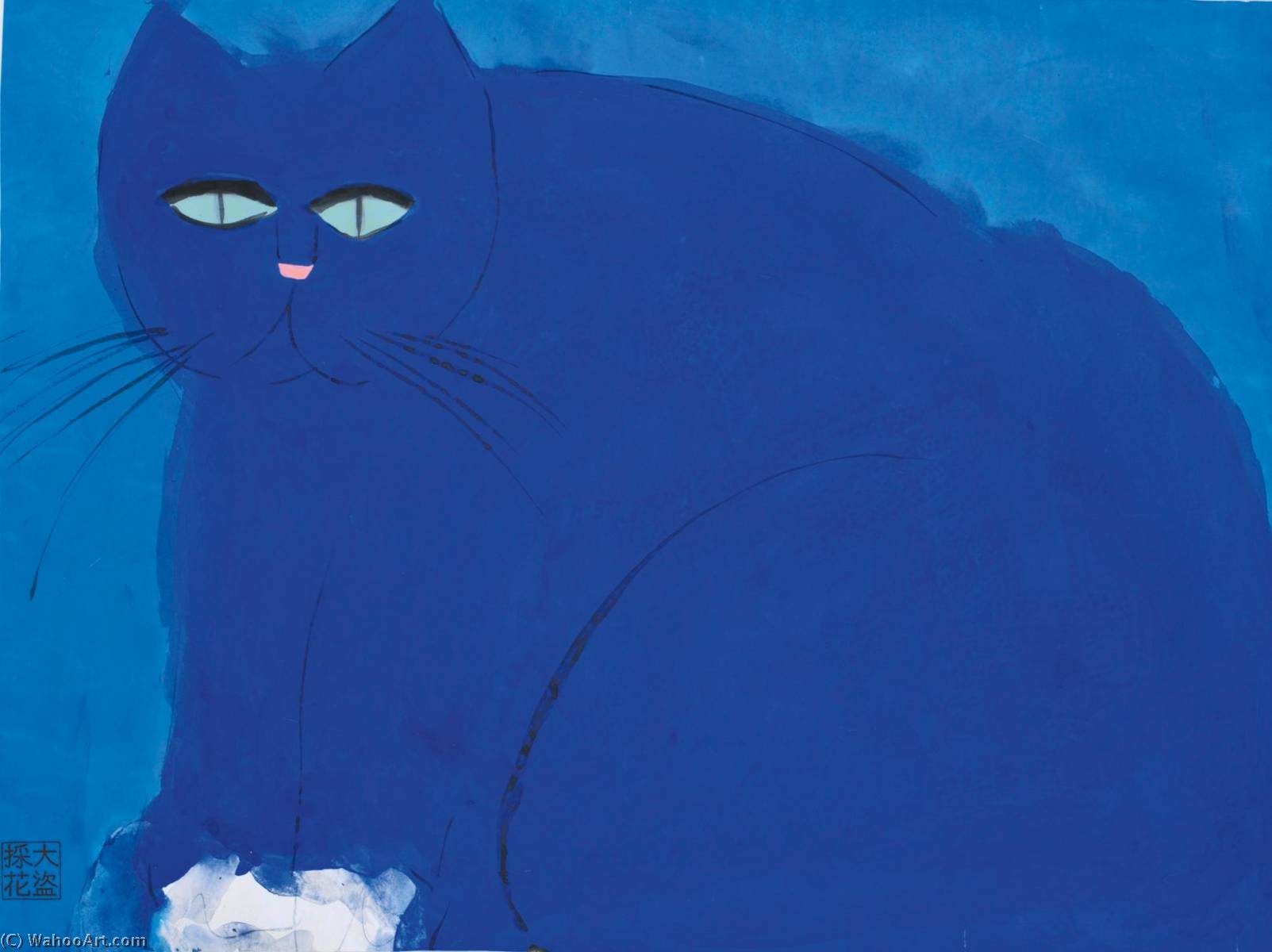 Blue Cat — Walasse Ting