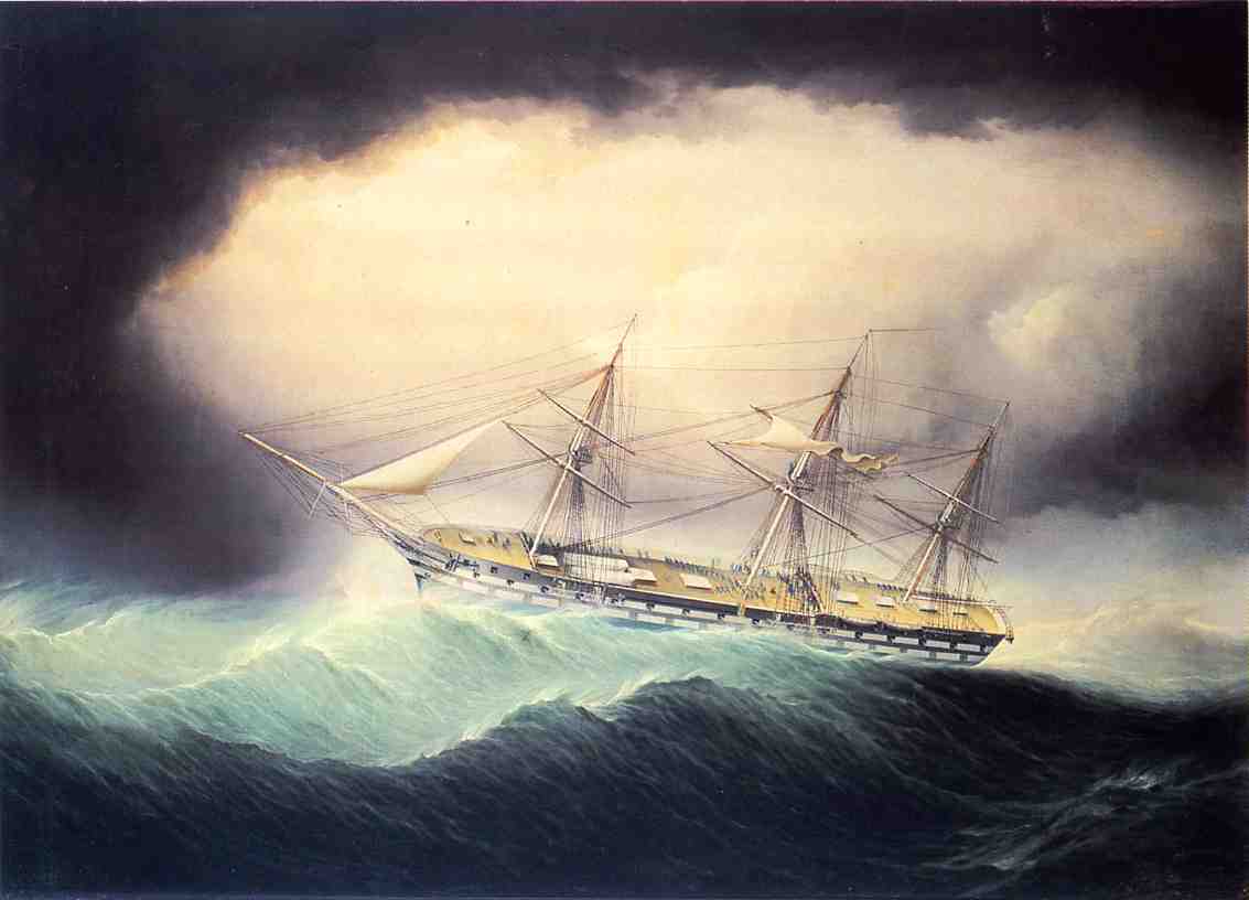 Ship Of The Line Uss Ohio — James Edward Buttersworth