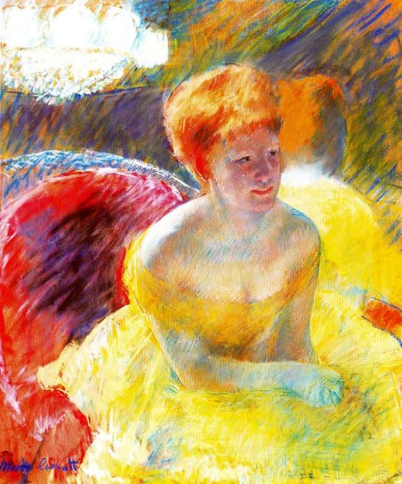 Lydia At The Theater — Mary Stevenson Cassatt