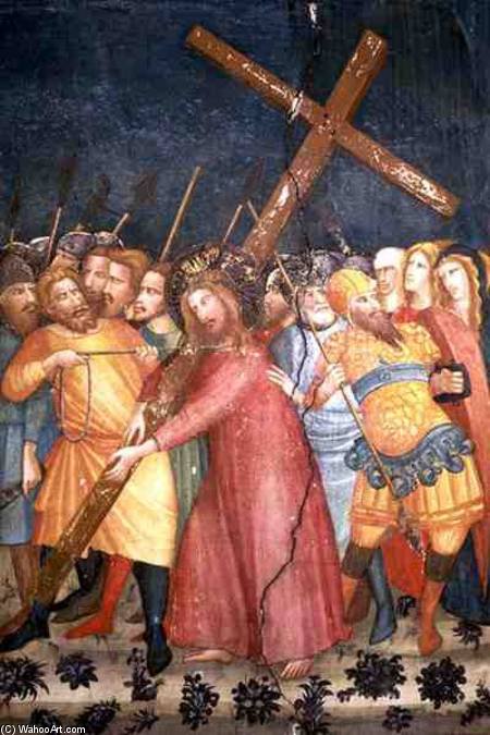 Christ Carrying His Cross On The Way To Calvary — Ferrer Bassa