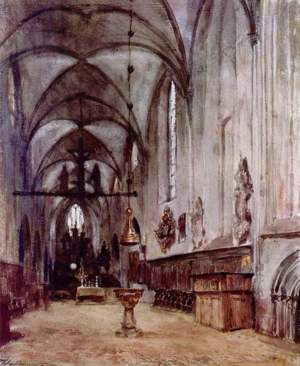 German Chor Der Alten Klosterkirche In Berlin — Adolph Von Menzel