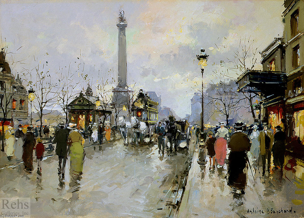 Place De La Bastiile — Antoine Blanchard (marcel Masson)