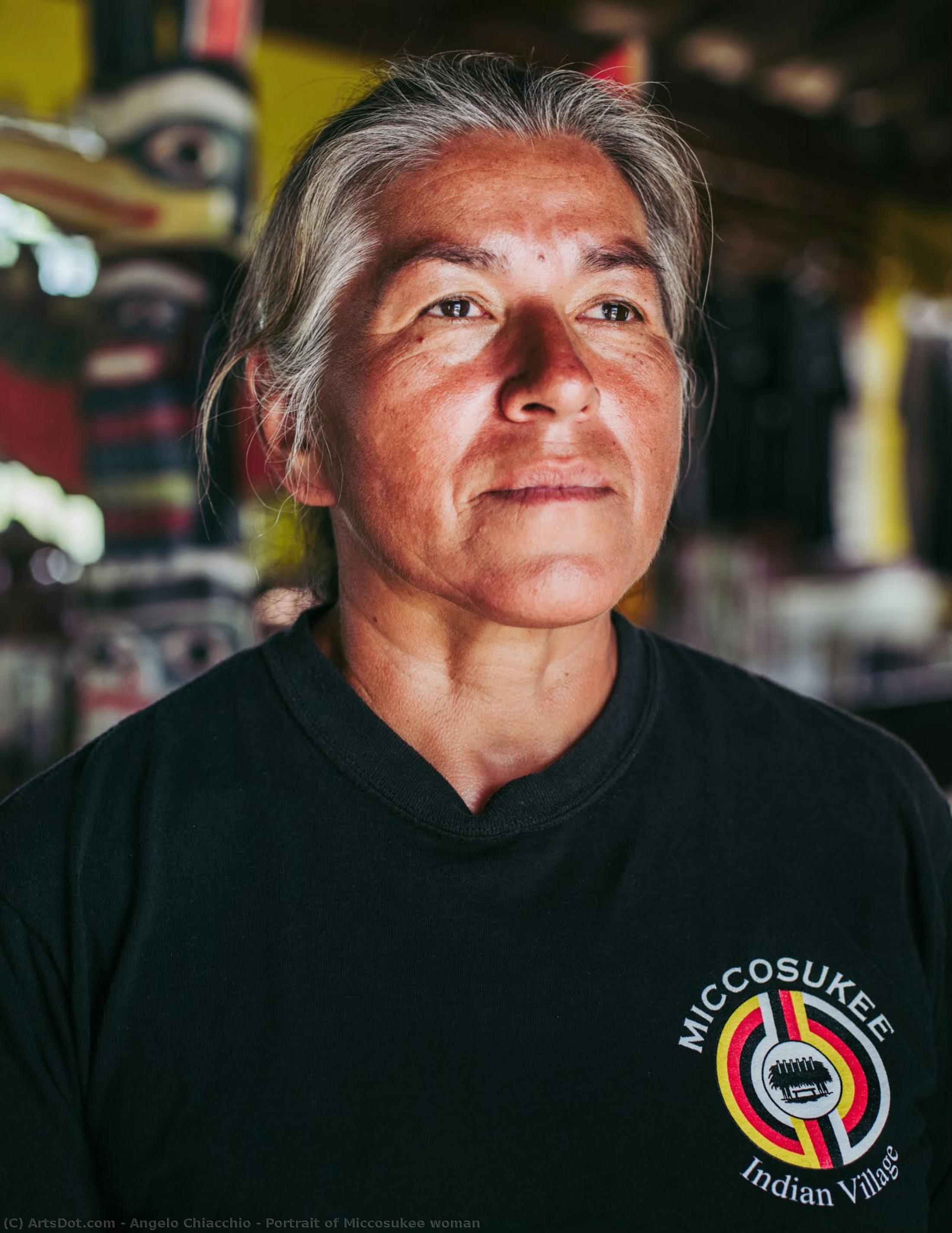 Portrait Of Miccosukee Woman — Angelo Chiacchio