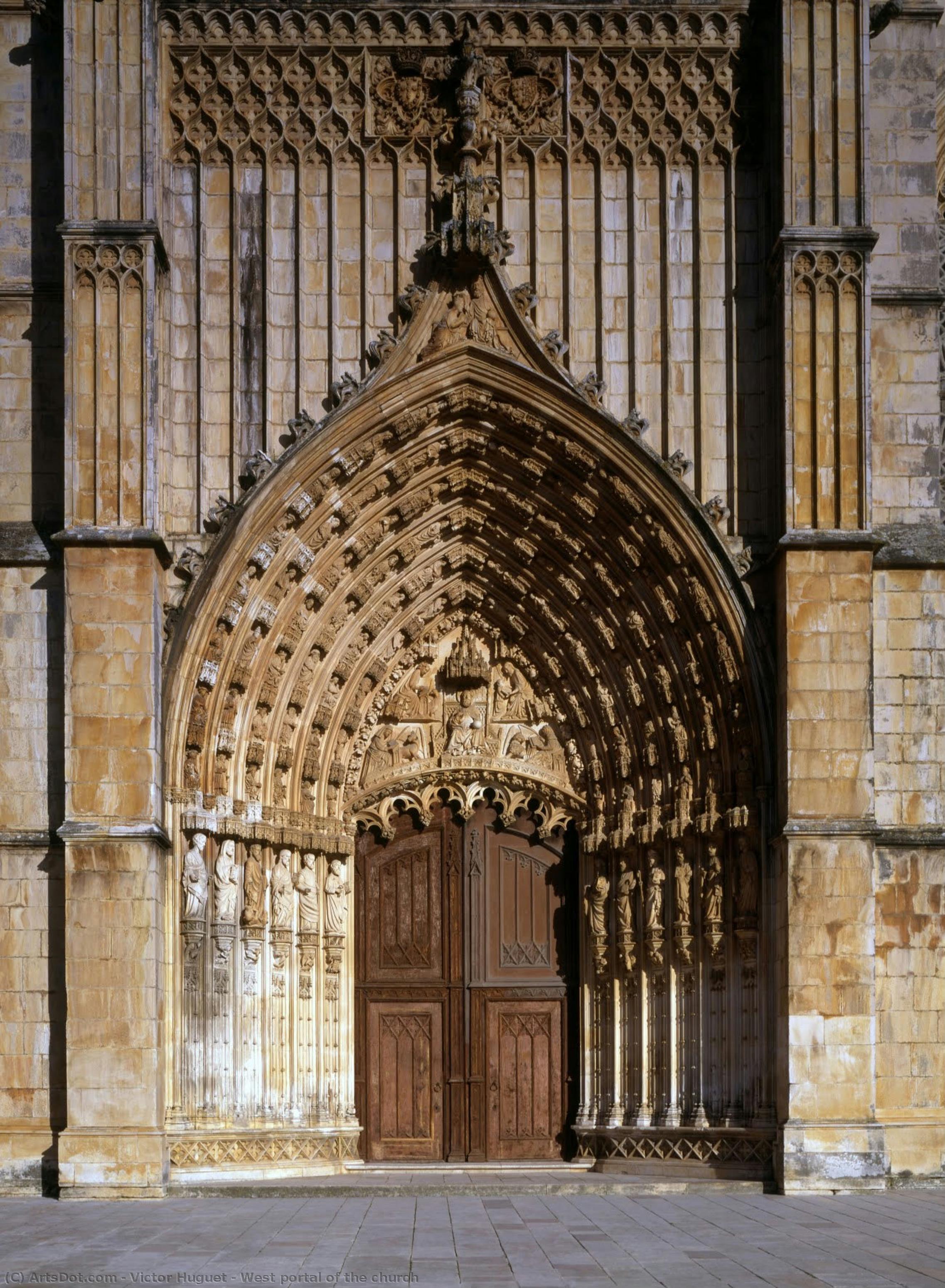 West Portal Of The Church — Victor Huguet