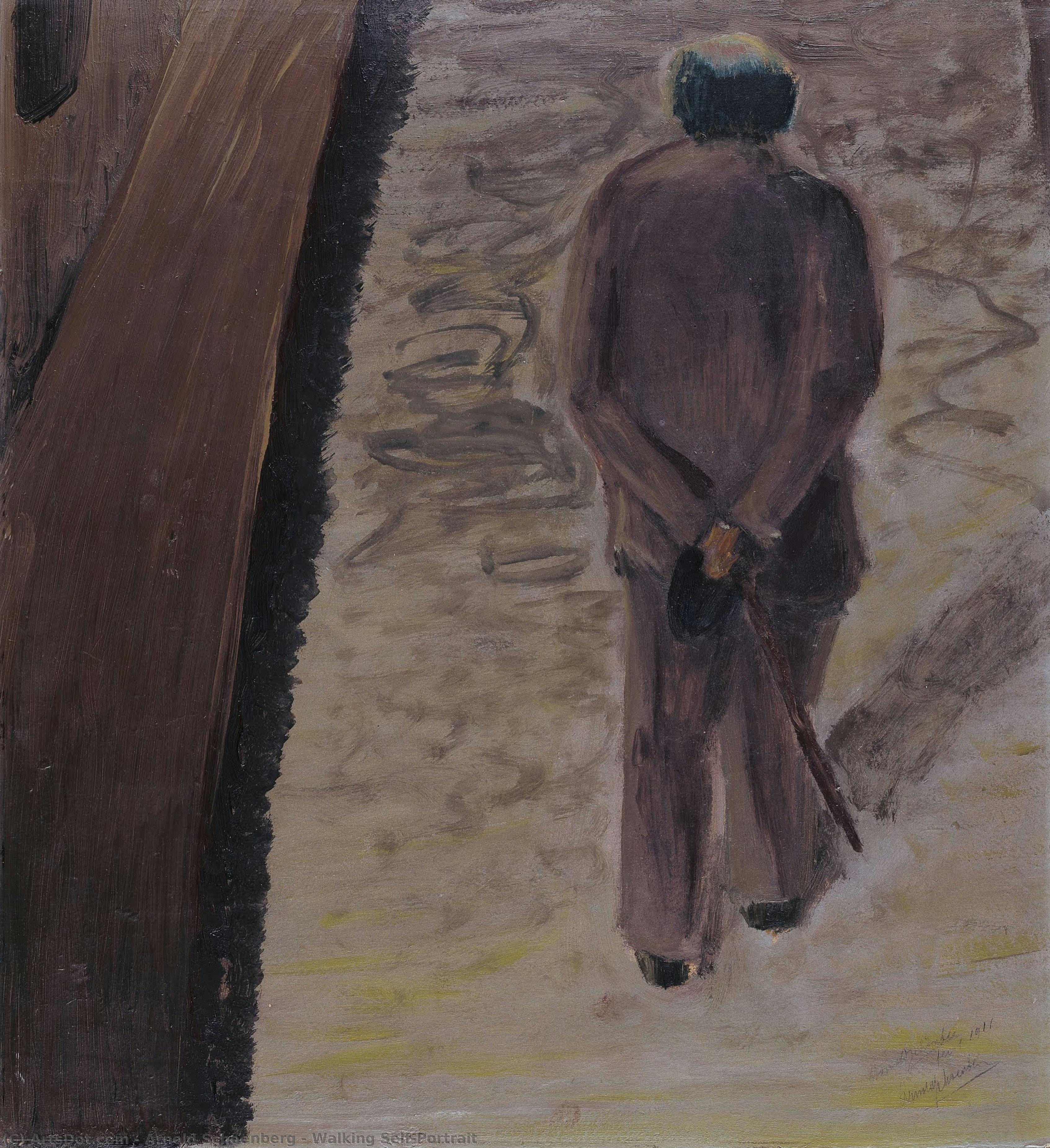 Walking Self-portrait — Арнольд Шёнберг