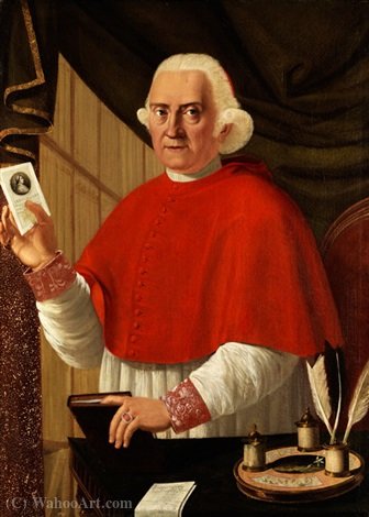 Portrait Of An Italian Cardinal Of The Time Pope Pius Vii. (1823) — Carlo Magini