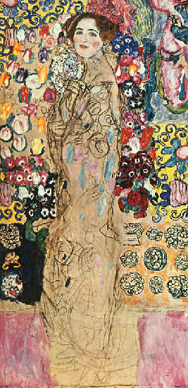 Portrait Of A Lady(unfinished) — Gustav Klimt