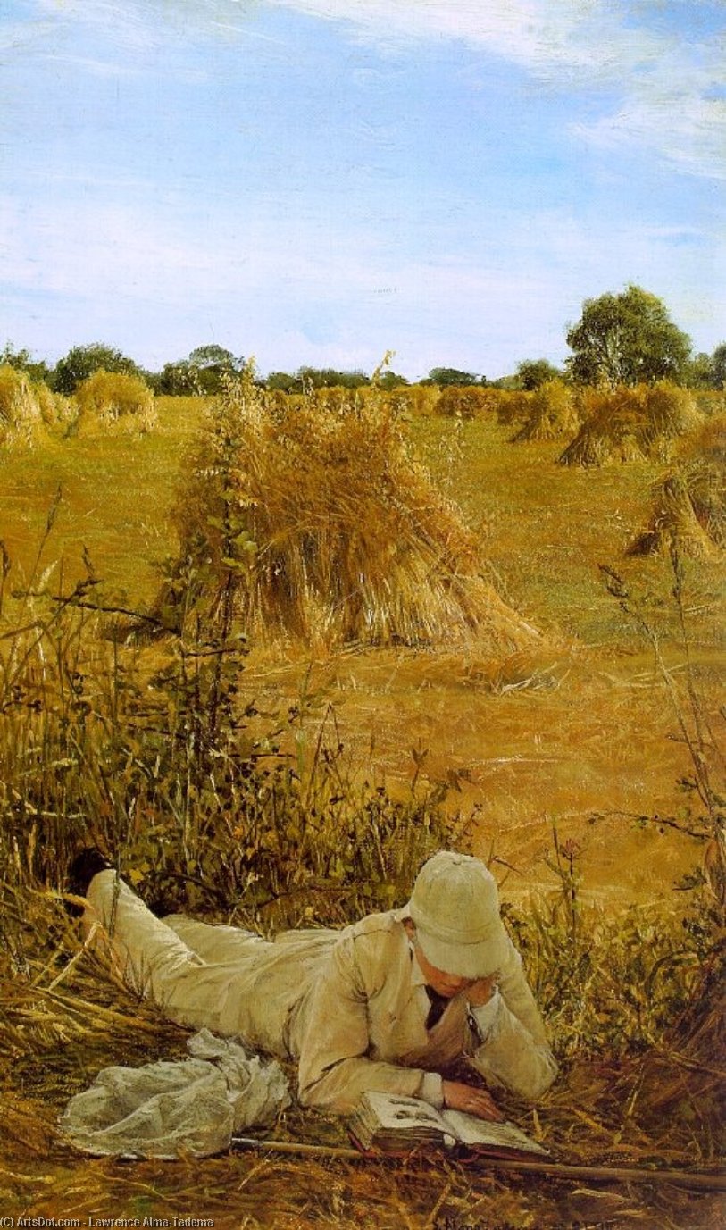Ninety-four Degrees In The Shade — Lourens Alma Tadema
