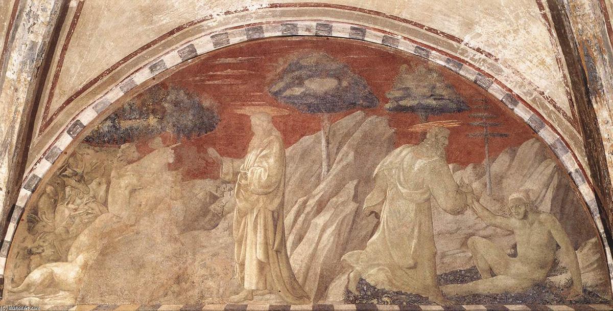 Creación De Los Animales Y Creación De Adán — Paolo Uccello