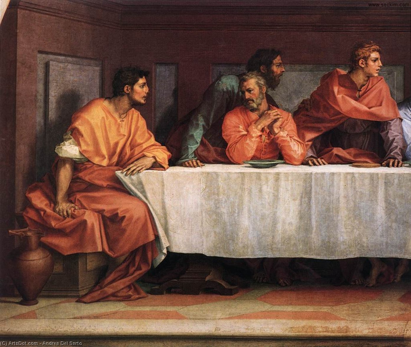 The Last Supper (detail - ) — Andrea Del Sarto