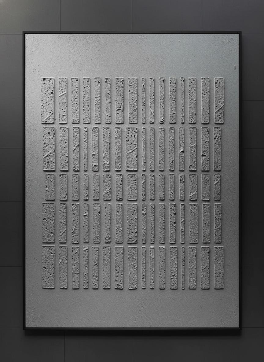 Monolithic Strata: A Singular Study In Eroded Grayscale Architectural Reliefs — David Moreau