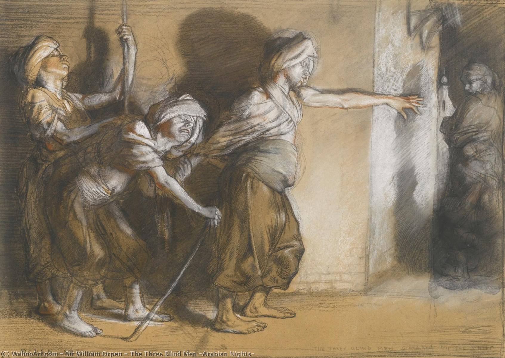 The Three Blind Men (arabian Nights) — Sir William Newenham Montague Orpen