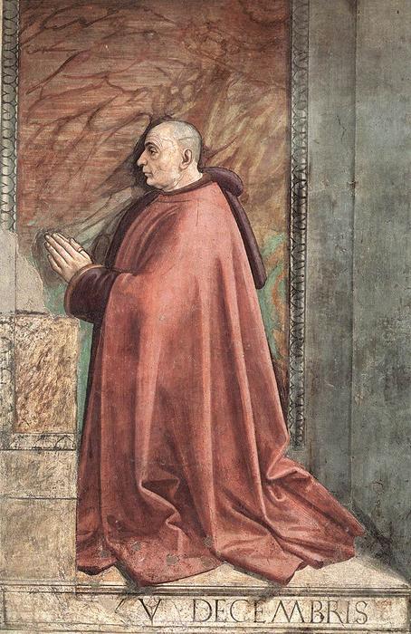 Portrait Of The Donor Francesco Sassetti — Domenico Ghirlandaio