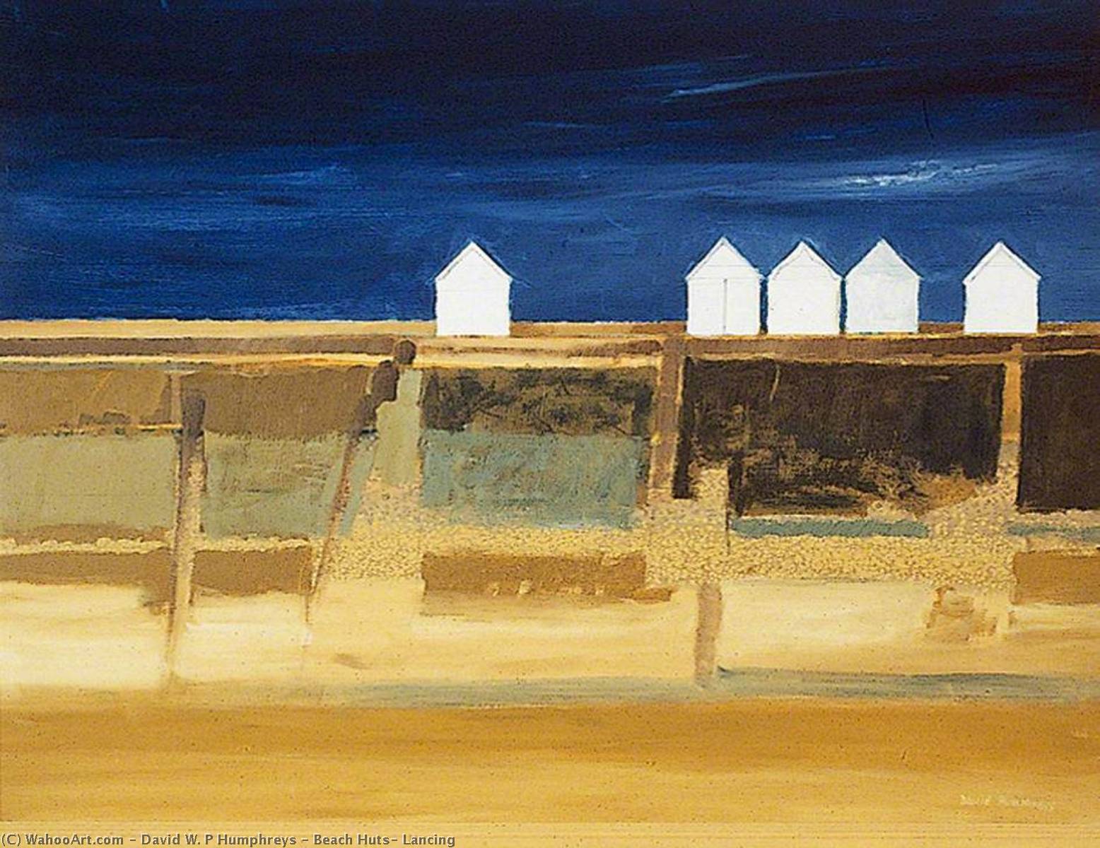 Beach Huts, Lancing — David W. P Humphreys