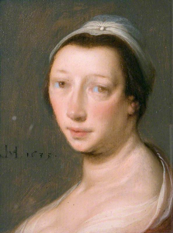 Head Of A Woman — Cornelis Cornelisz Van Haarlem