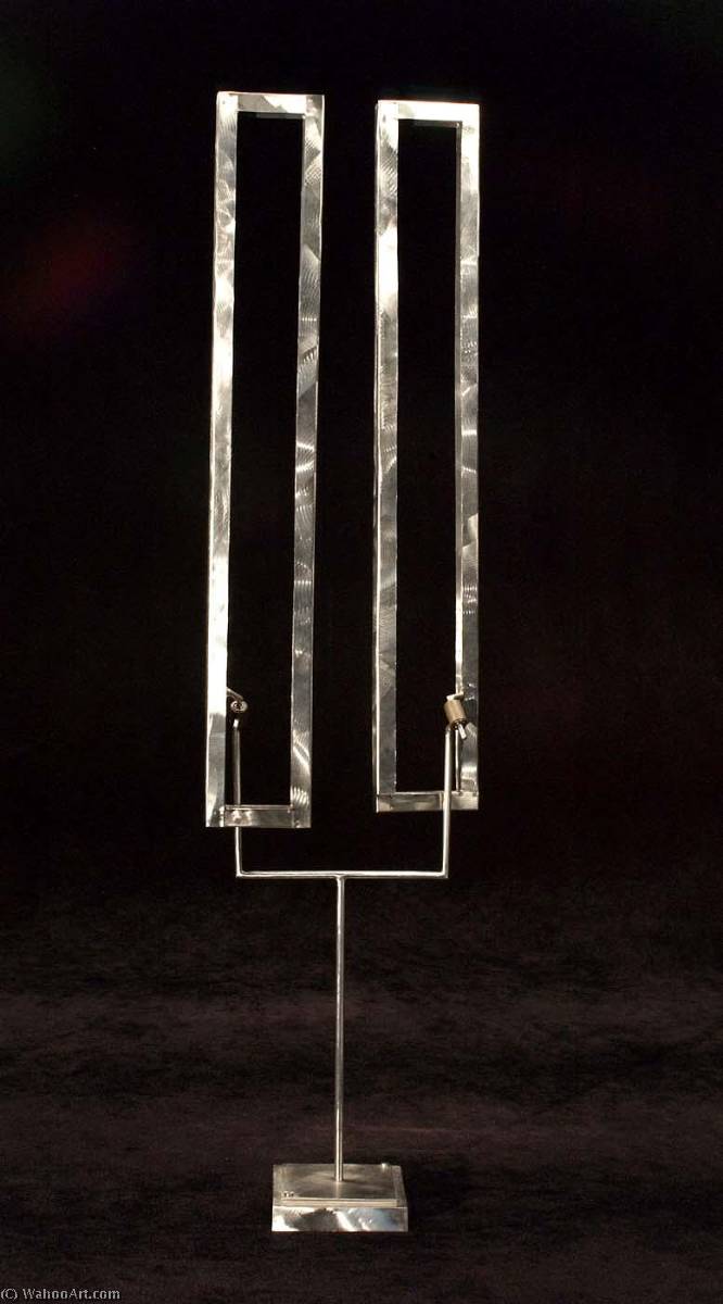 Study For Two Open Rectangles Excentric — George Rickey
