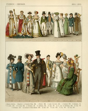 French And German Costumes — Albert Kretschmer