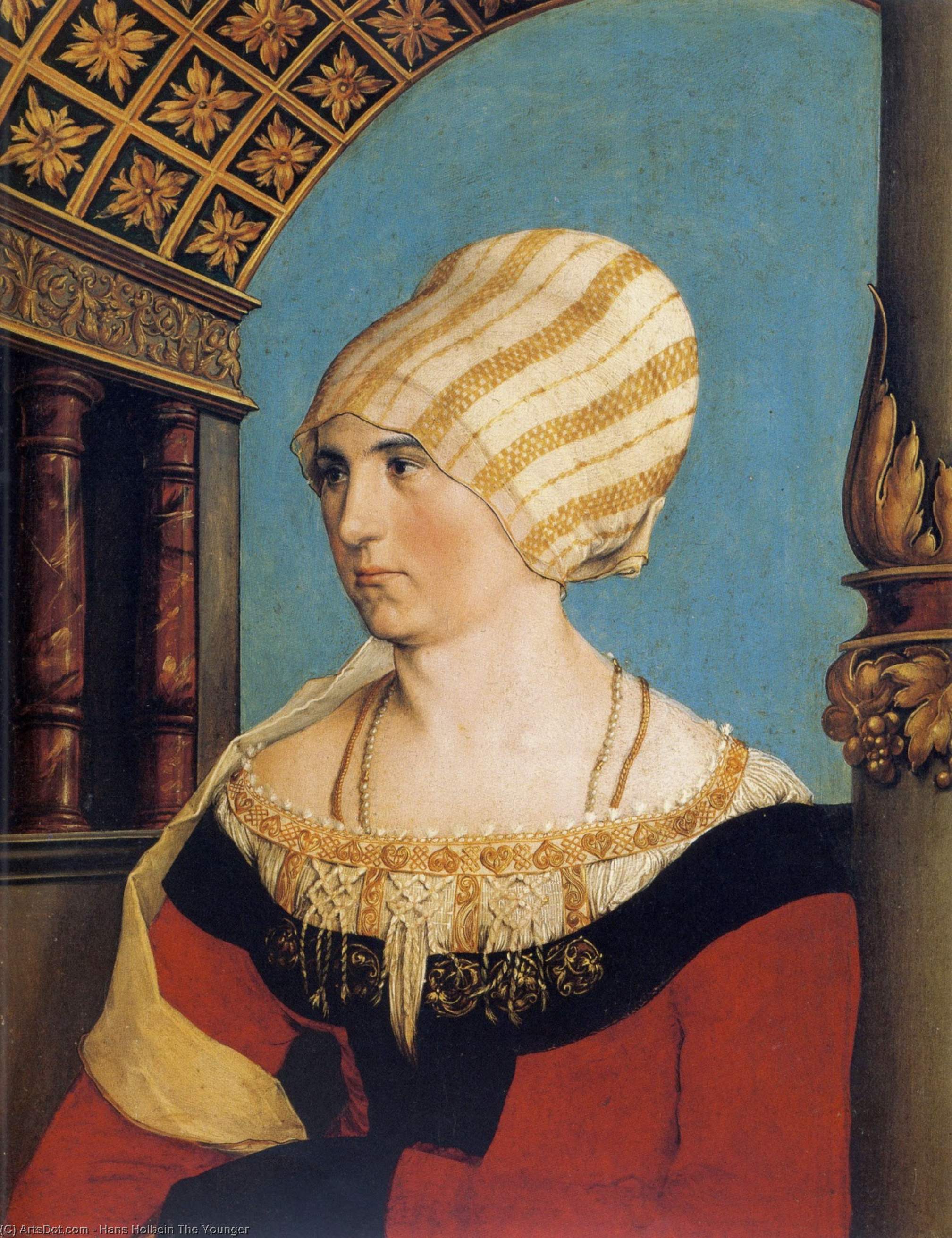 Retrato De Doprothea Meyer, Née Kannengiesser — Hans Holbein El Joven