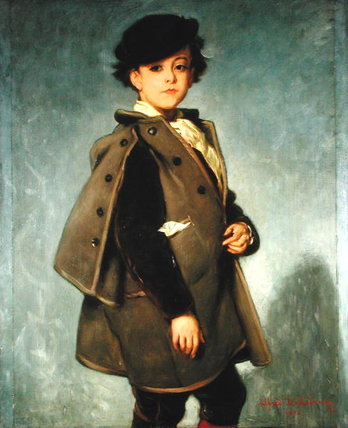 Edmond Dehodencq Wearing An Inverness Cape — Alfred Dehodencq