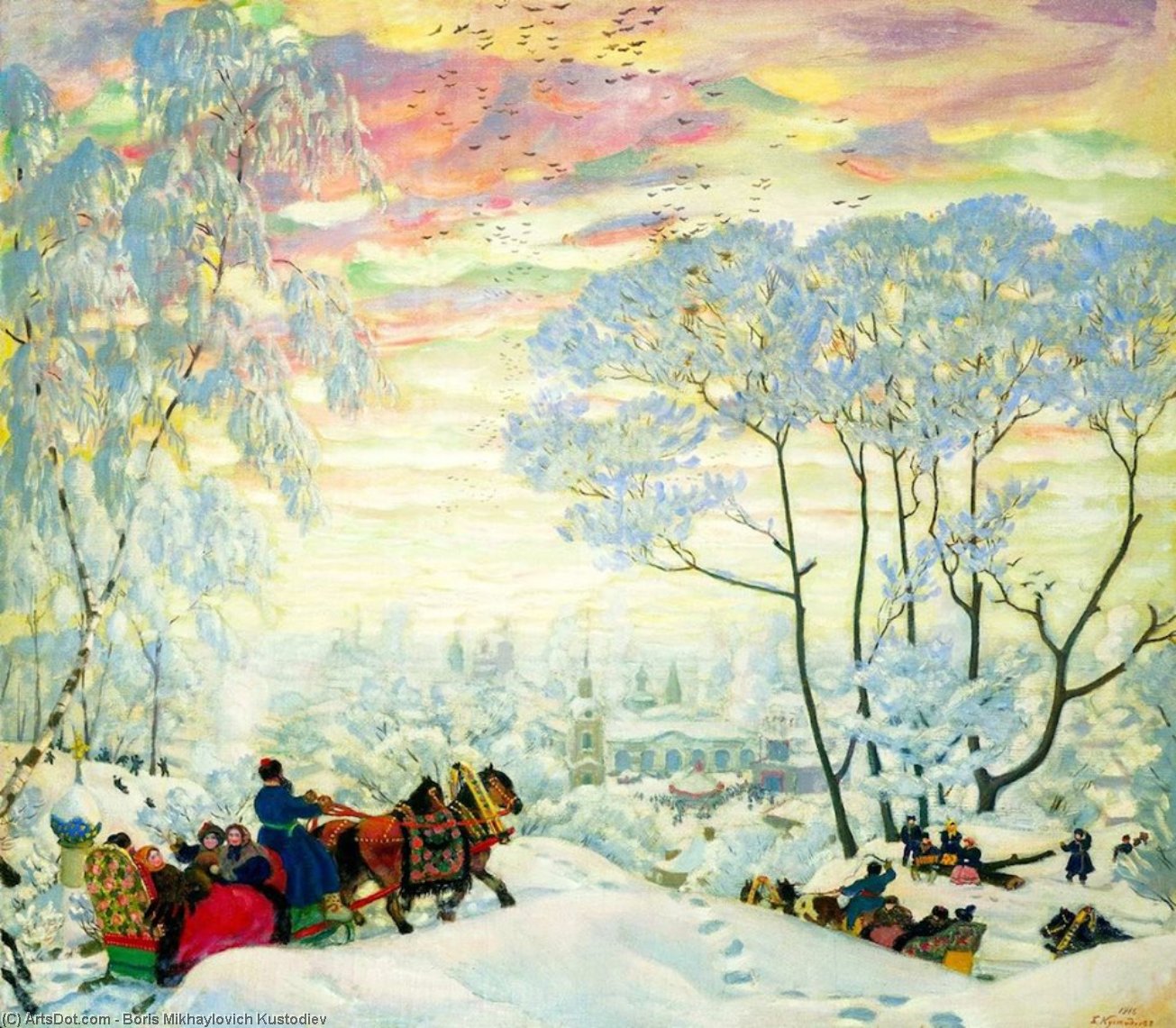 Winter — Борис Кустодиев