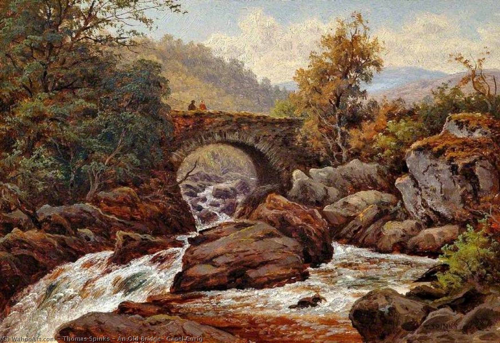 An Old Bridge, Capel Curig — Thomas Spinks