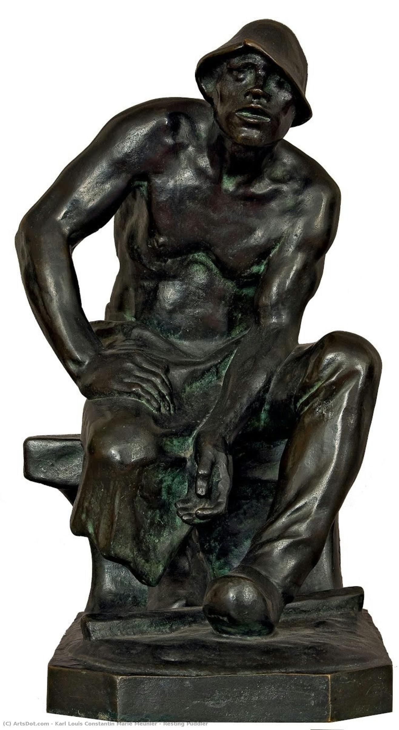 Resting Puddler — Karl Louis Constantin Marie Meunier