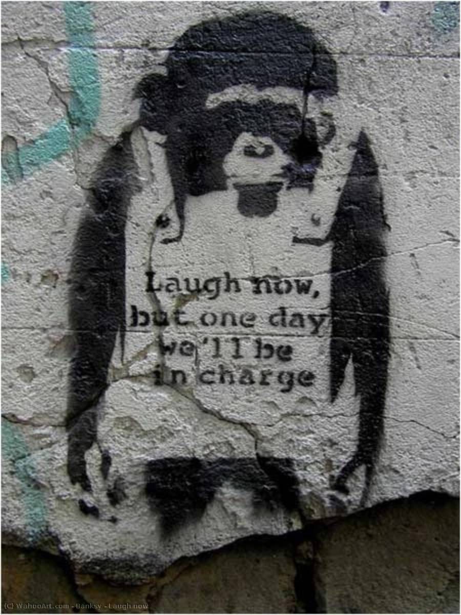 Laugh Now — Banksy