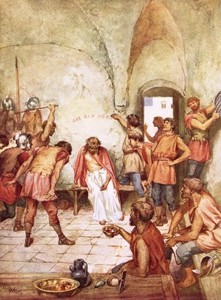 Jesus Mocked By Roman Soldiers — William Brassey Hole