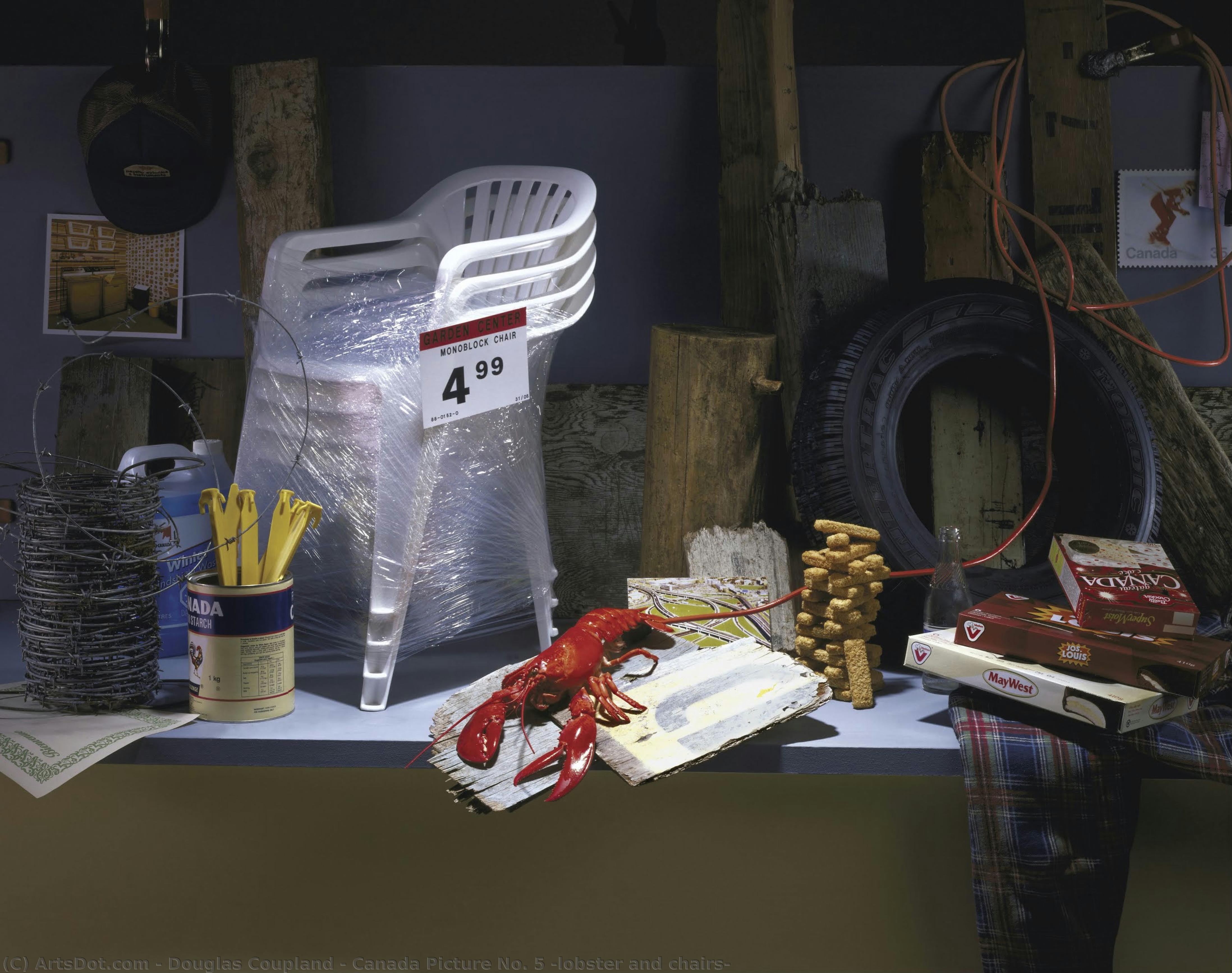 Canada Picture No. 5 (lobster And Chairs) — Douglas Coupland