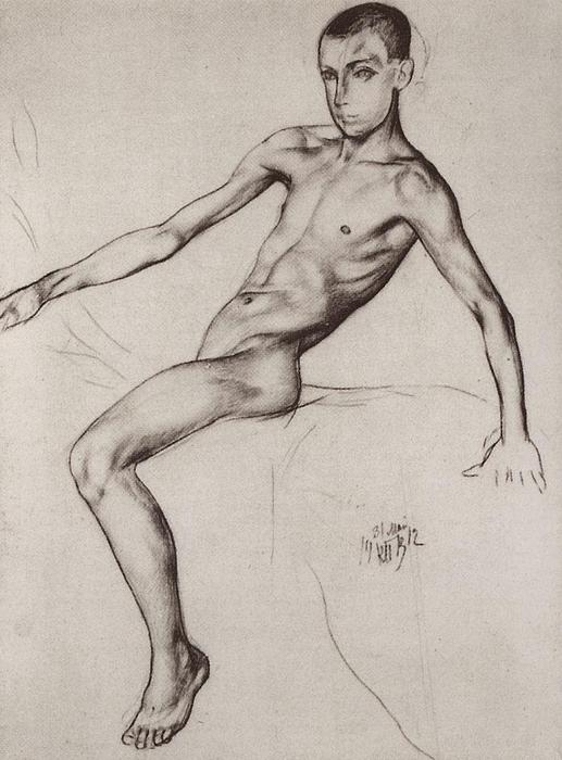 Boy-rider — Kuzma Petrov-vodkin